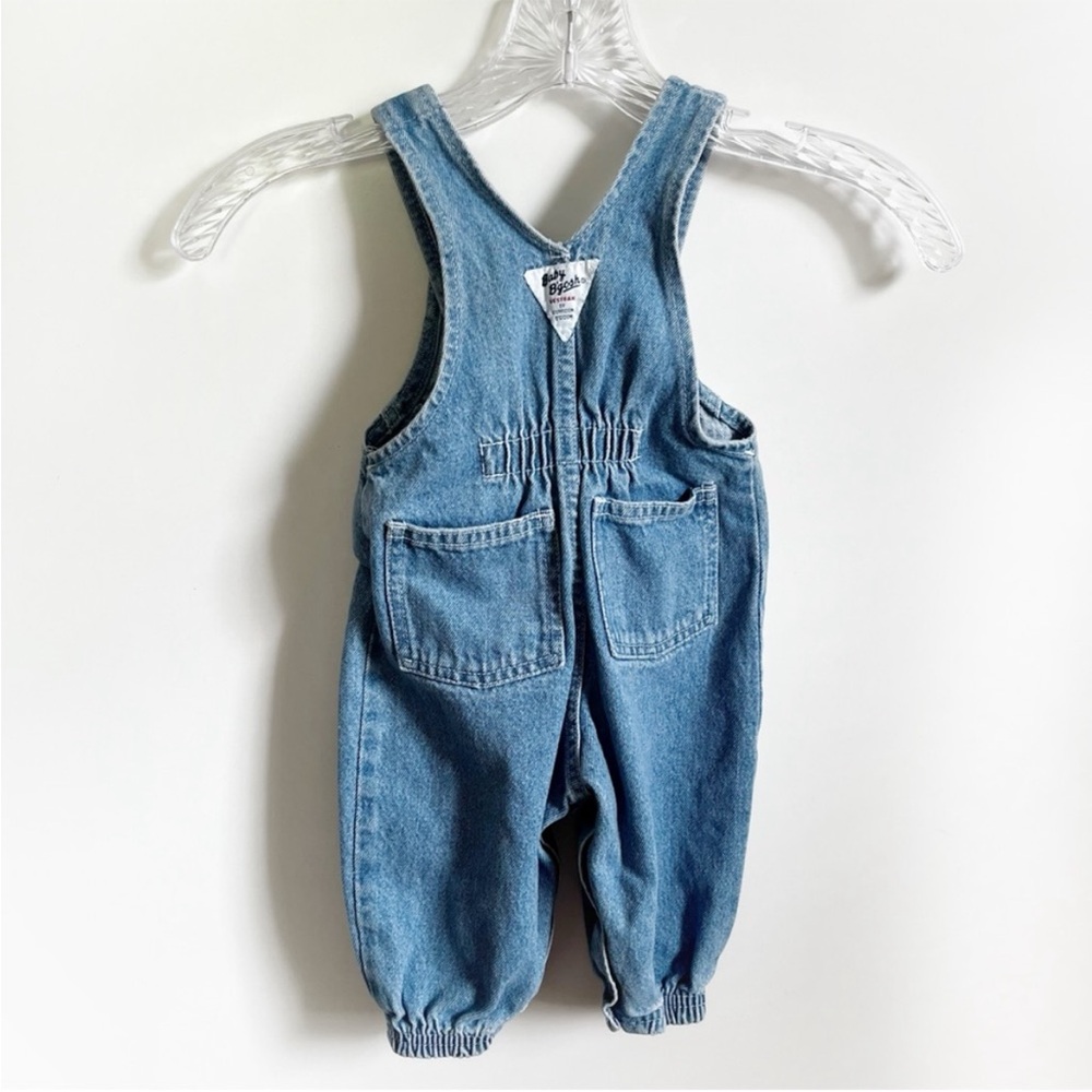 Baby B'gosh Vestbak overalls blue denim vintage snaps Oshkosh - Picture 8 of 9